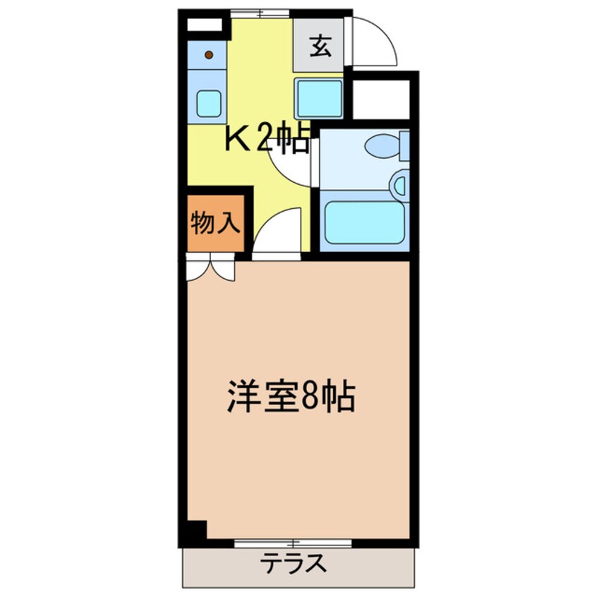 間取図 リバーサイド小車