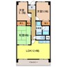 プレミール28 2LDK+Sの間取り