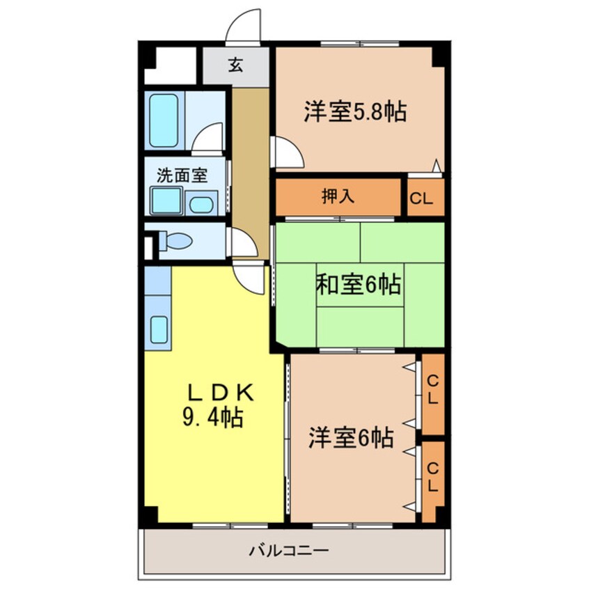 間取図 サントルドゥヴィラージュ