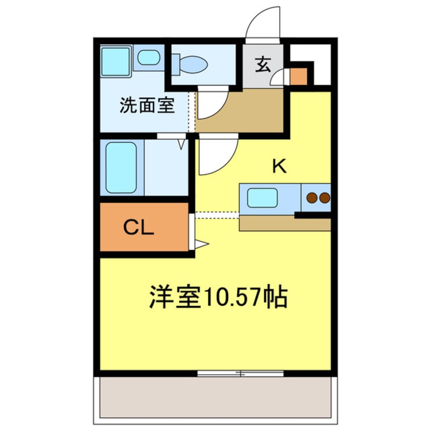 間取図 アンプルールクラージュmont vert