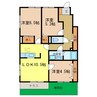 シャン・ド・フルール 3LDKの間取り