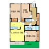 シャン・ド・フルール 3LDKの間取り