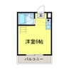 ヨーロピアン千代田 1Rの間取り