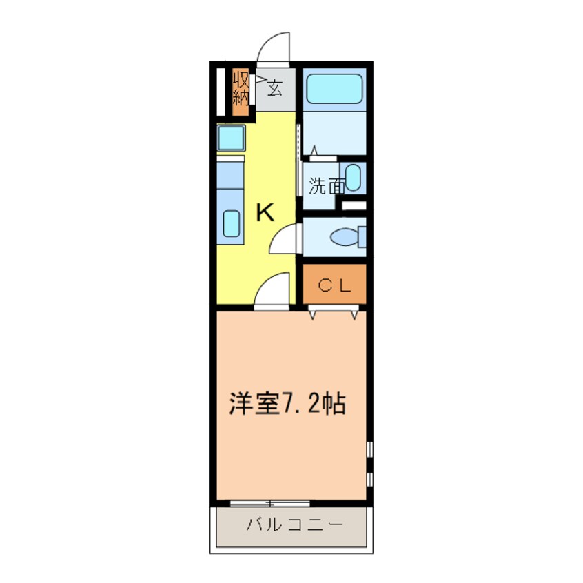 間取図 シャロルエヌ