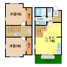 ＰＡＩＲ 2LDKの間取り