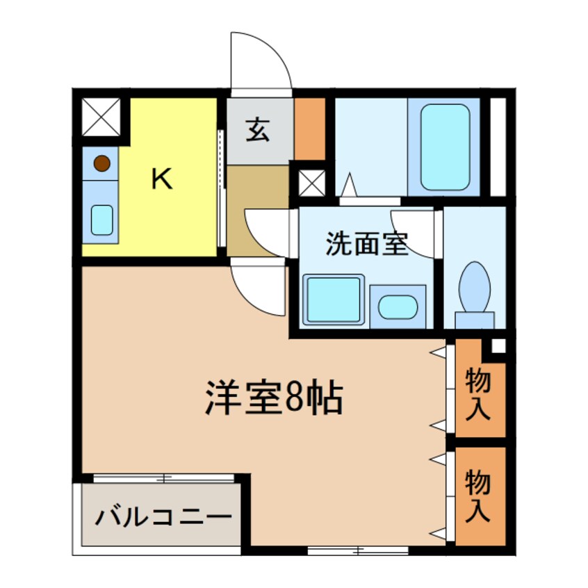 間取図 ブリックメゾン金剛
