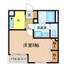 ブリックメゾン金剛 1Kの間取り