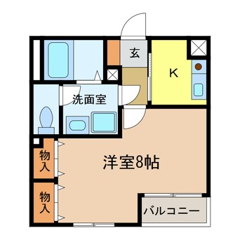 間取図 ブリックメゾン金剛