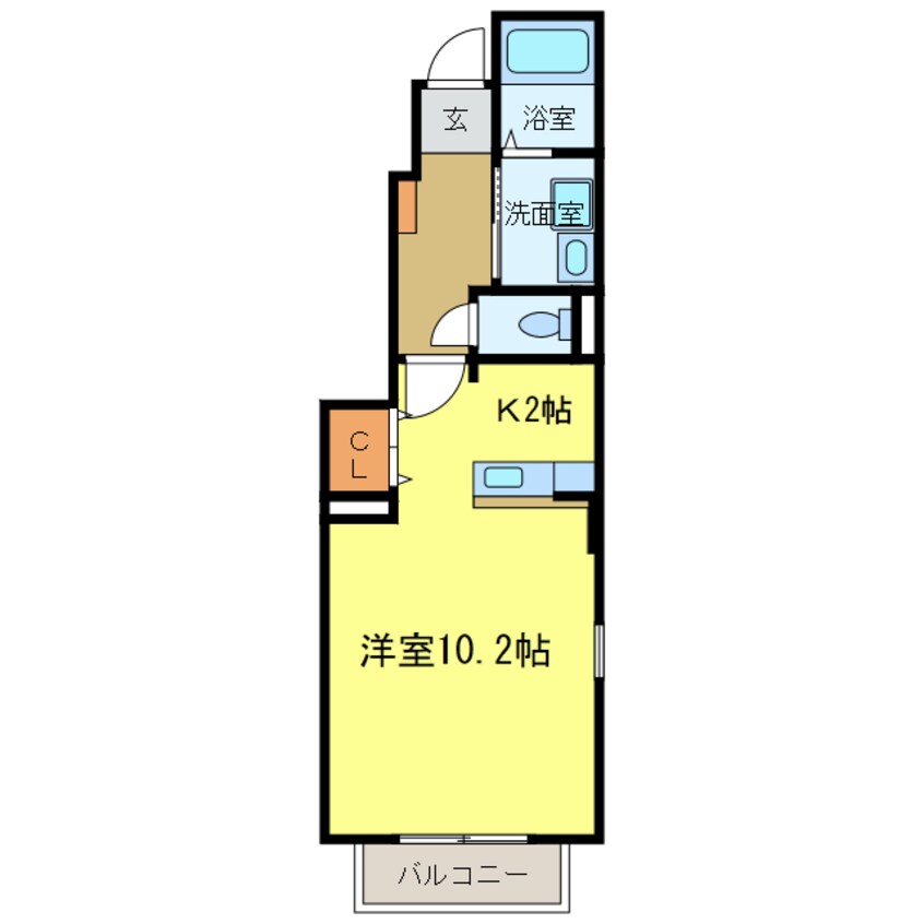 間取図 フィオーレ松ヶ丘