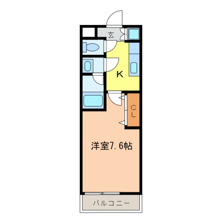 間取図 フジパレス楠町