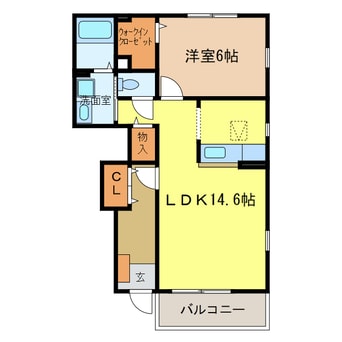 間取図 グランモデッサＡ