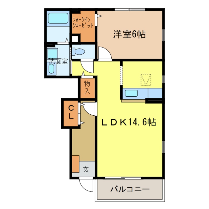 間取図 グランモデッサＡ