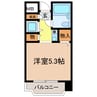 朝日プラザ河内長野デポーフロント 1Rの間取り