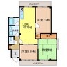 サンライフマンション 3LDKの間取り