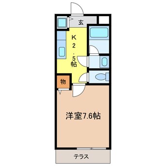 間取図 リヴェール東野