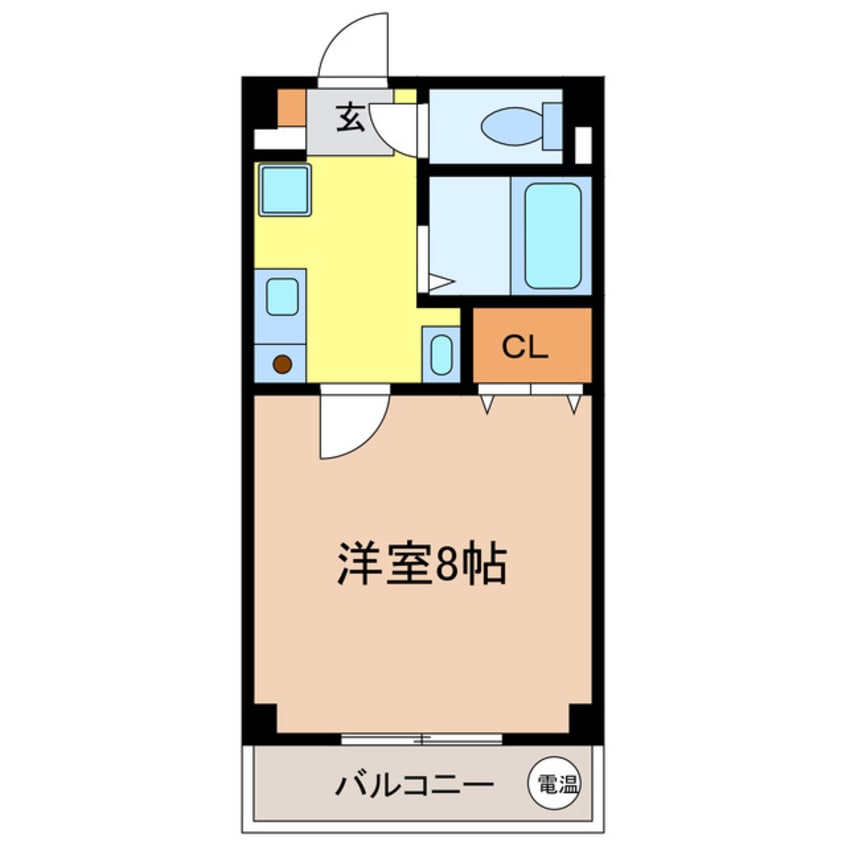 間取図 アンソレイユ