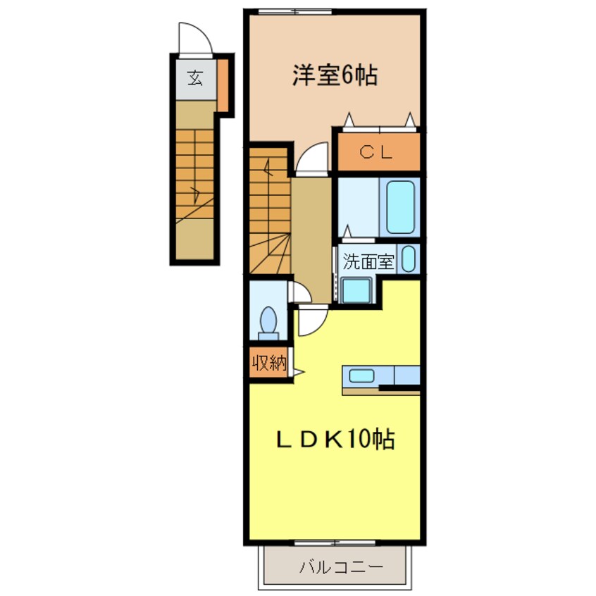 間取図 メロディーハウスⅡ