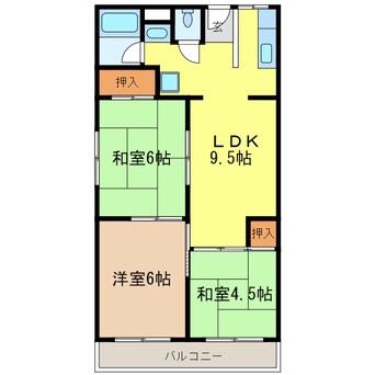 間取図 第2ホープハイツ