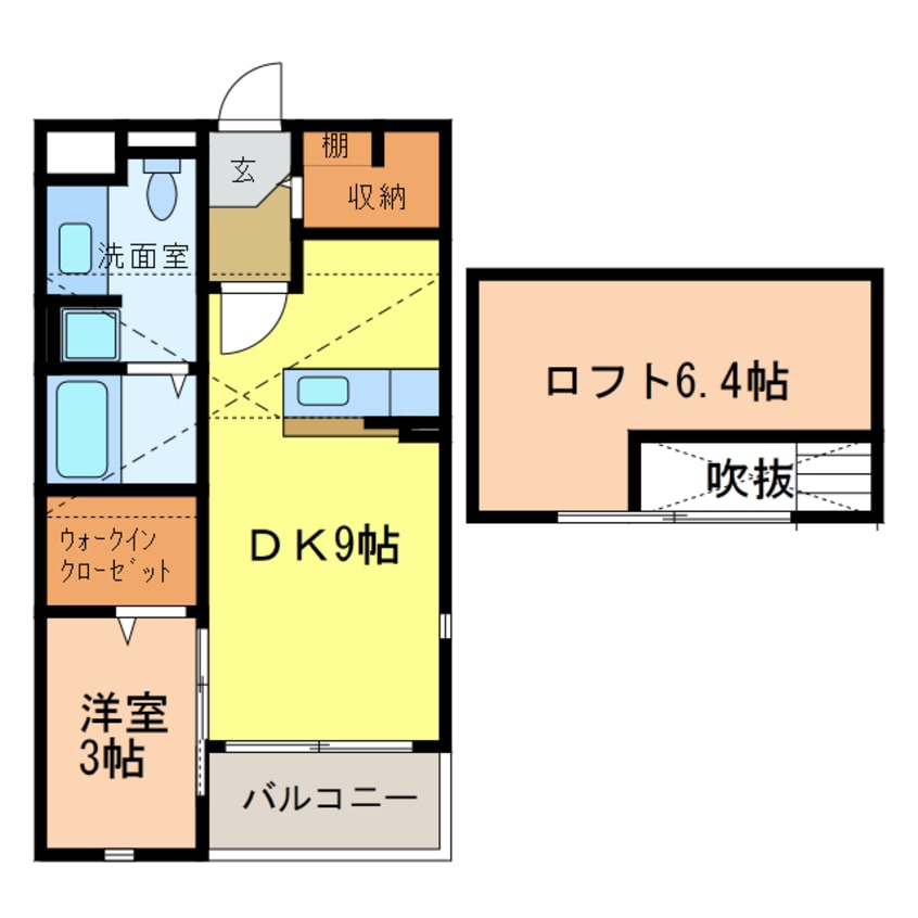 間取図 ダイアナ　レイク