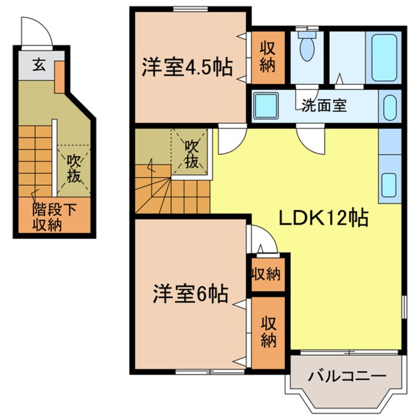 間取図 コスモスＡ