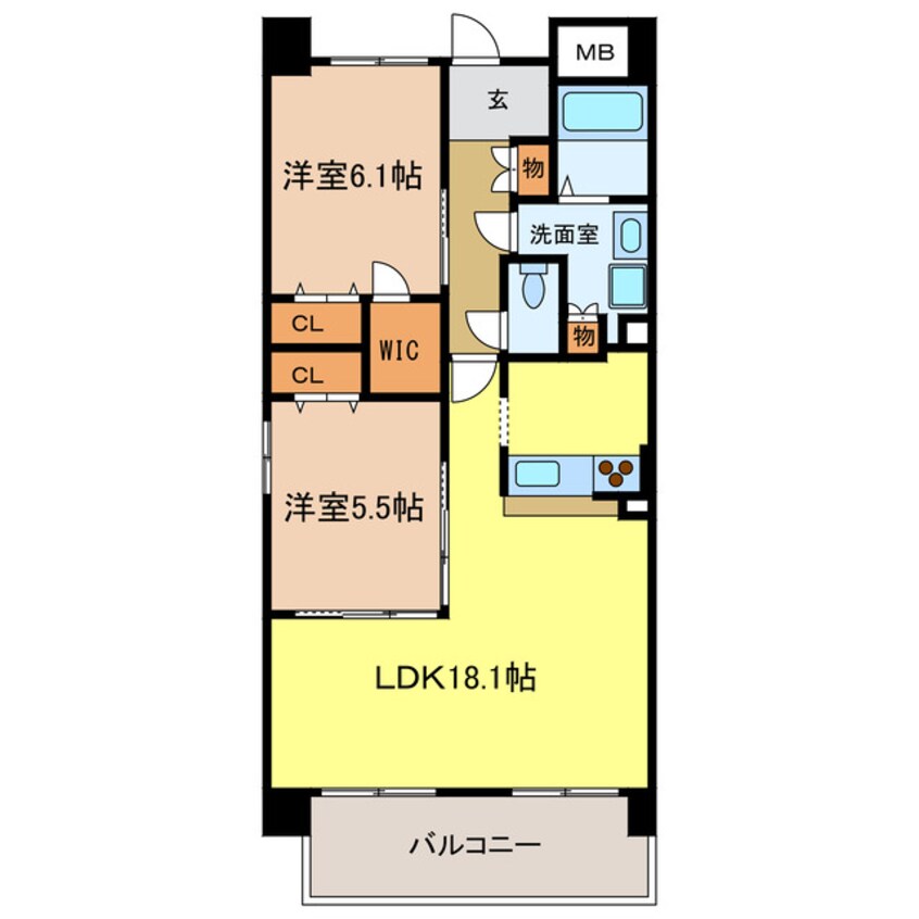 間取図 ラ・メゾンＭＳⅢ