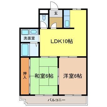 間取図 ドムール祐村