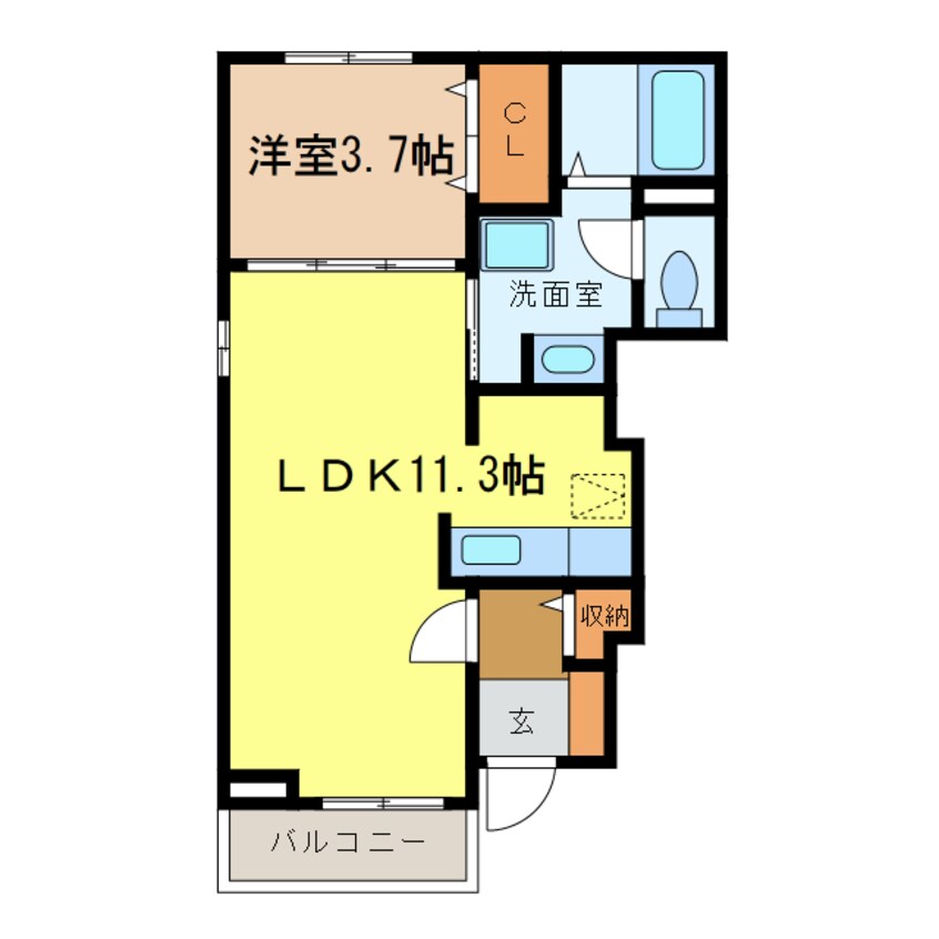 間取図 アプローズ