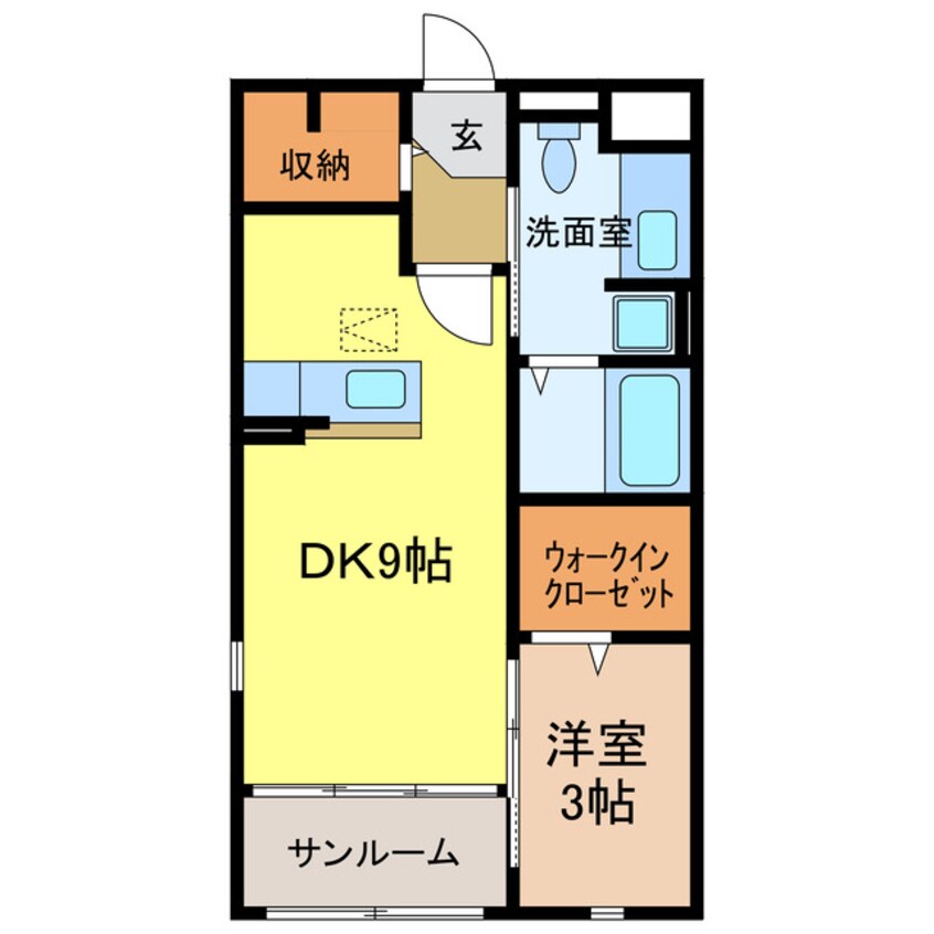 間取図 コンフォートＡ