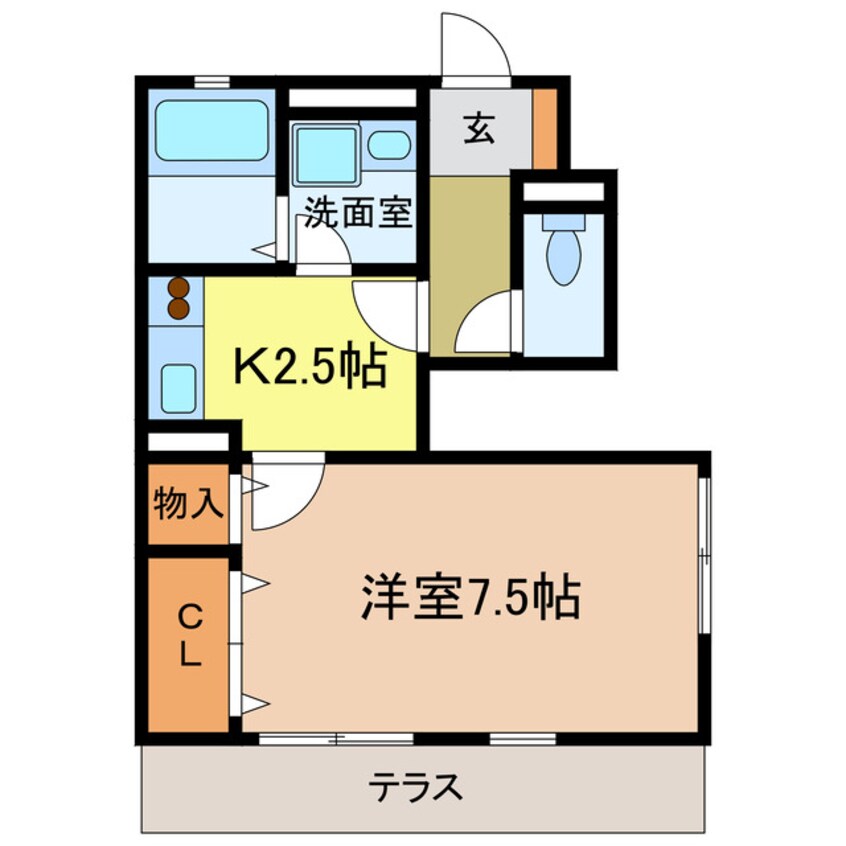 間取図 ボナールB