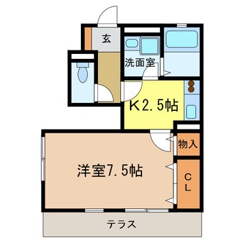 間取図 ボナールB