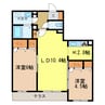 シャーメゾン　サン　ピラー 2LDKの間取り