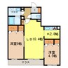 シャーメゾン　サン　ピラー 2LDKの間取り