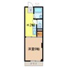 コスモハイツエコー 1Kの間取り