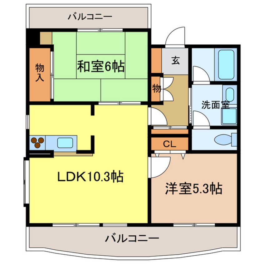 間取図 グラン・プラース