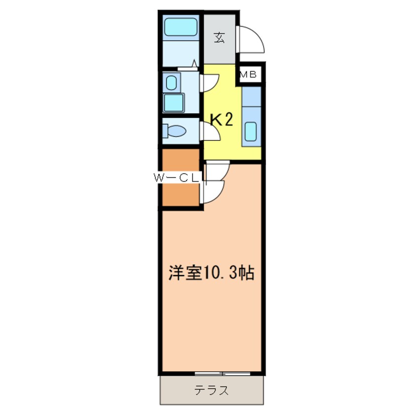 間取図 エステ・ラグーナ八番館