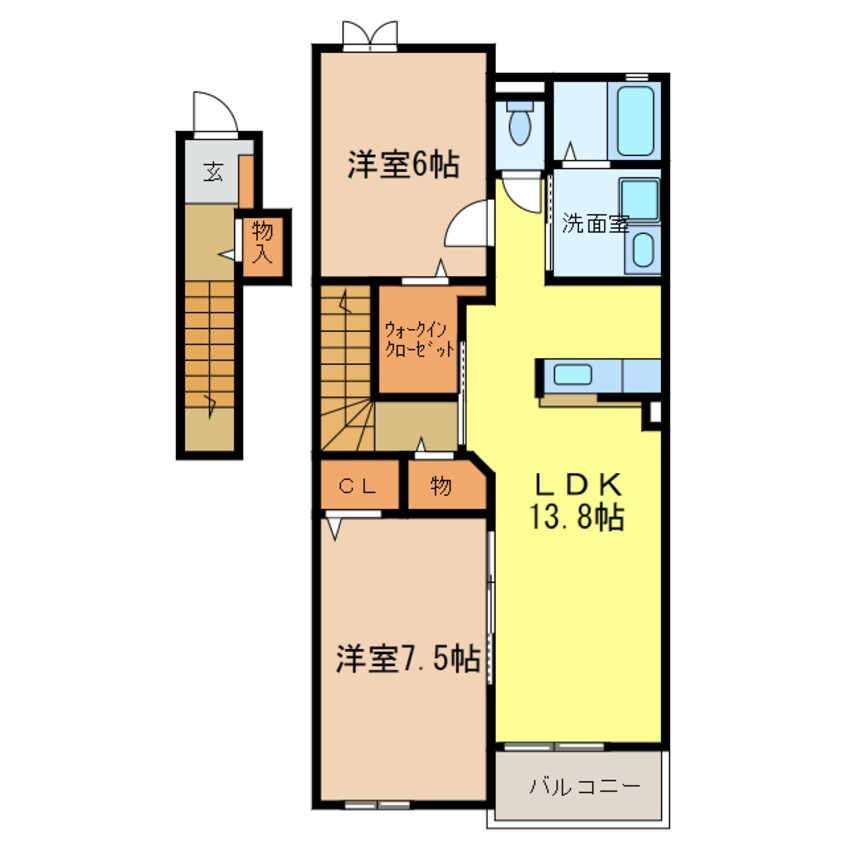 間取図 ヴィティス・ハイツ