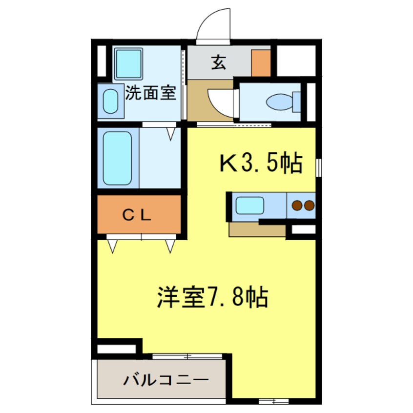 間取図 カスカード