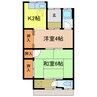 山中文化 2Kの間取り