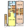Smartハズ 2LDKの間取り