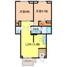 Jubilee　House 2LDKの間取り