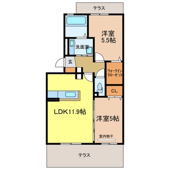 間取図 ファミリア金剛