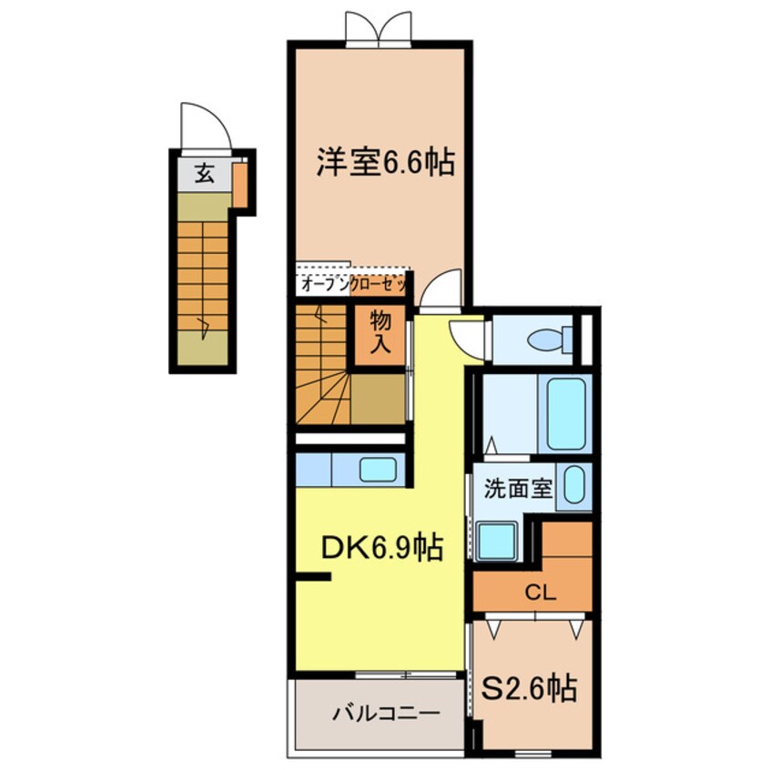 間取図 アルファコート