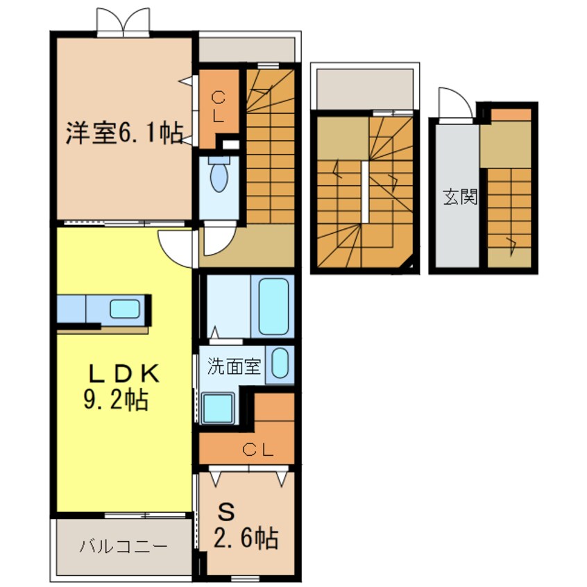 間取図 アルファコート