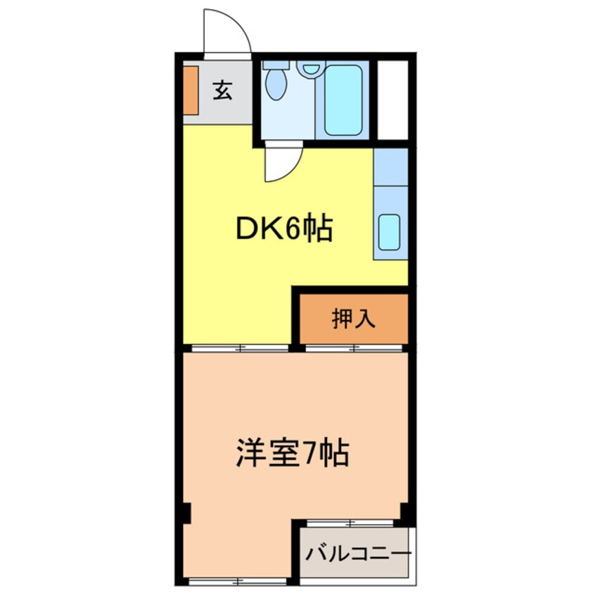 間取図 ニューハイツ松川