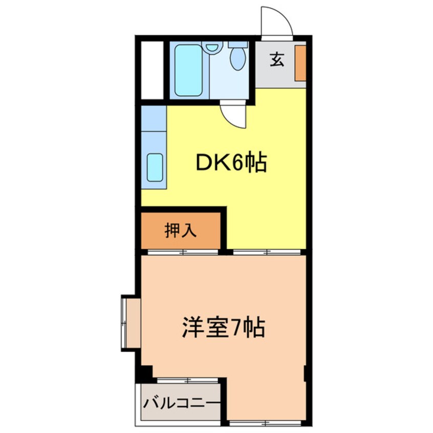 間取図 ニューハイツ松川