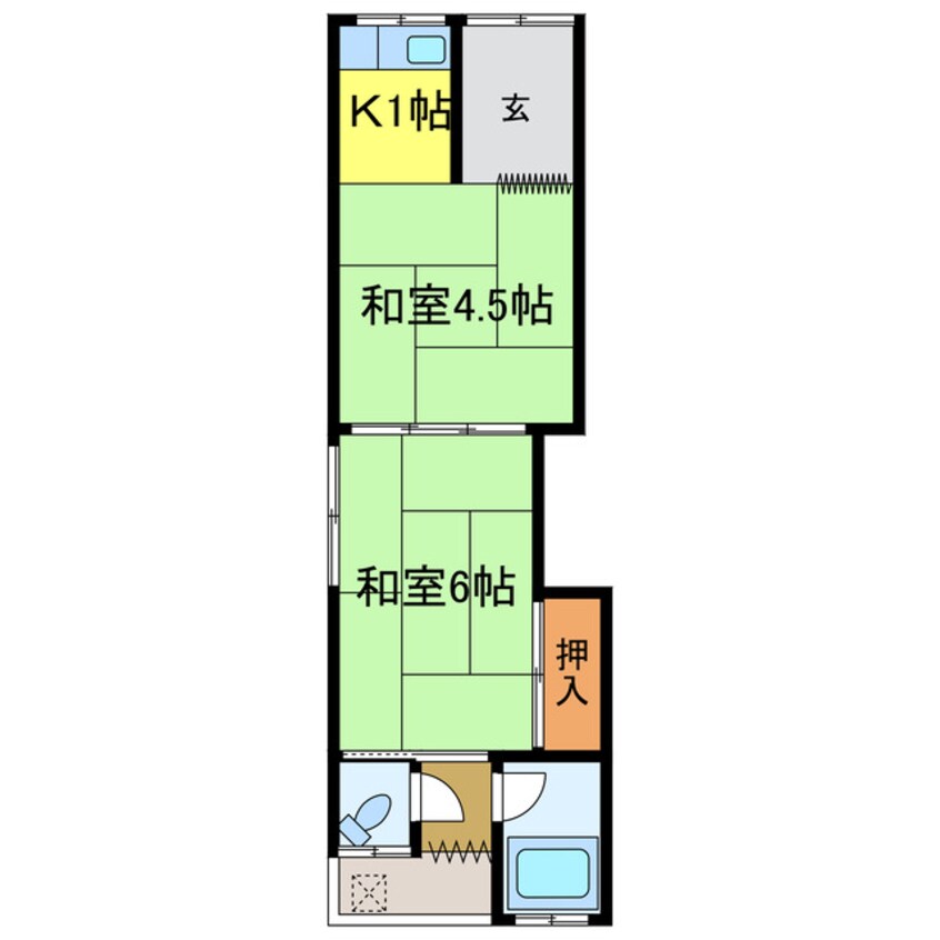 間取図 大田文化4号棟