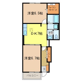 間取図 カルム　エレガンス