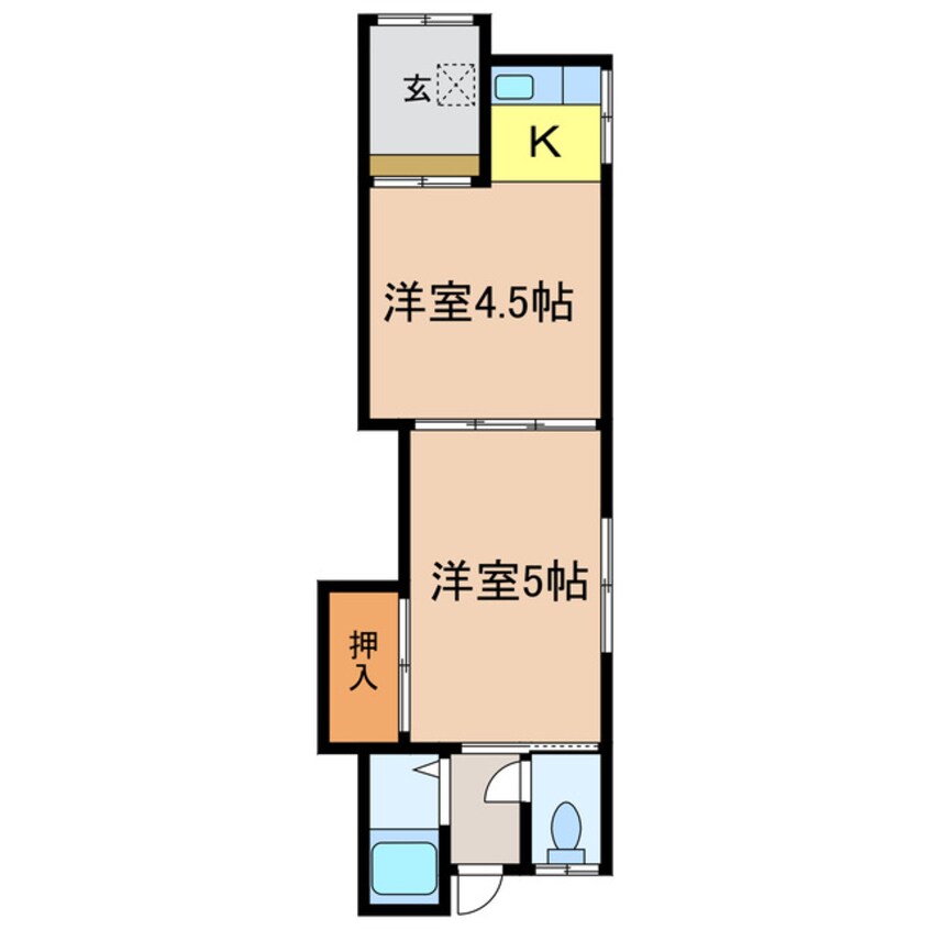 間取図 大田文化　3号棟