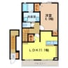 ブリーゼ・Ｍ 1LDKの間取り