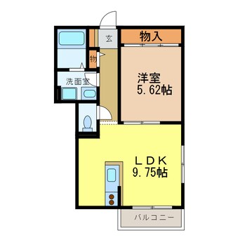 間取図 三日市橋ユタカマンション